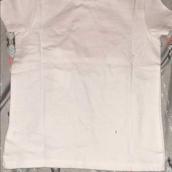 White pink & silver Old Navy Supergirl graphic tee - Picture 7 of 8